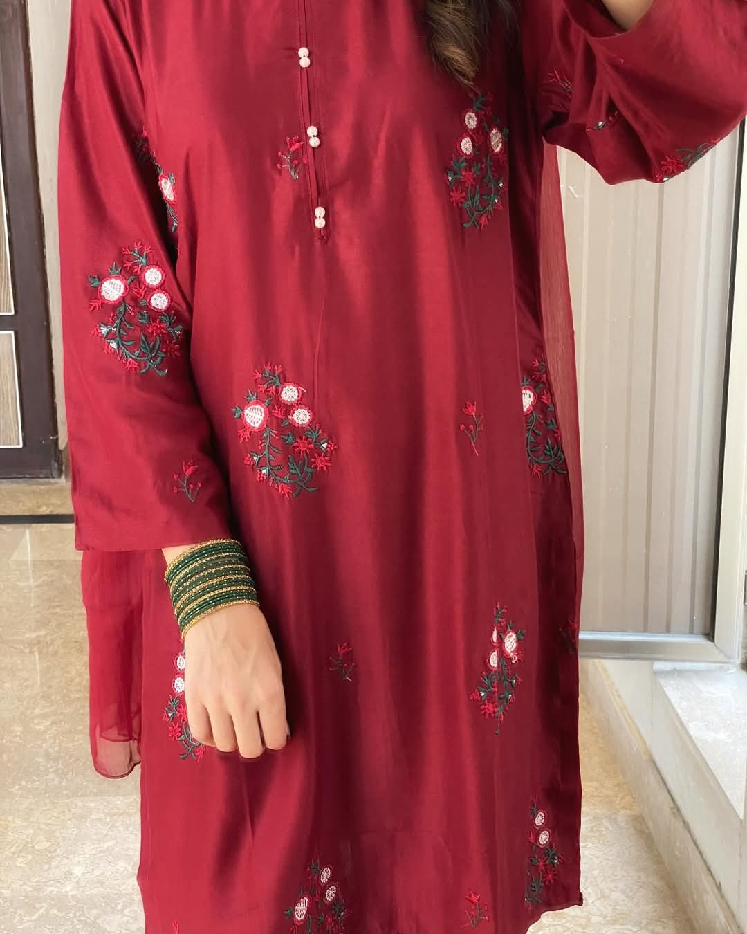 ANAYA Tulip Embroidery 2Pc